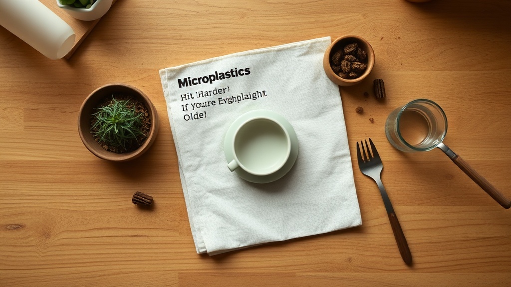 Illustration for Microplastics Hit Harder If You're Overweight or Older