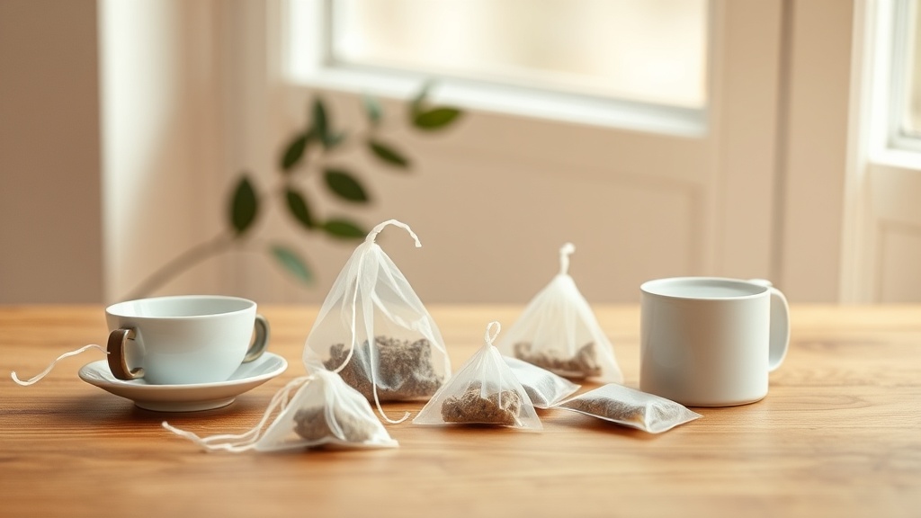 Illustration for Do Nylon Tea Bags Release Microplastics in Hot Water?