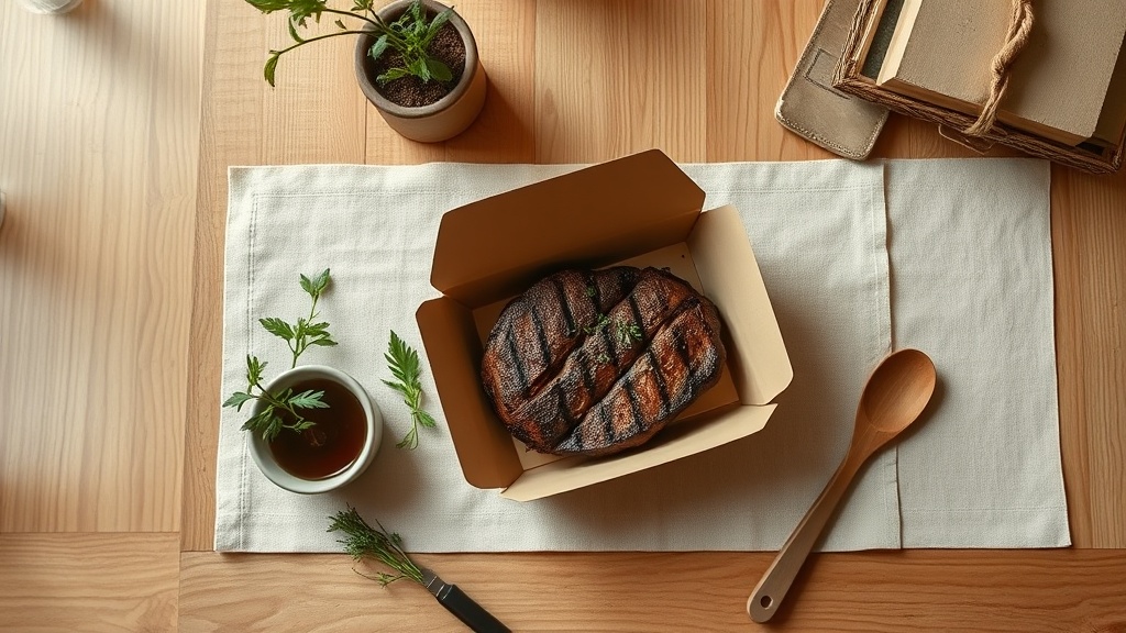 Illustration for Takeout Packaging + Grilled Meat = Brain Damage Risk